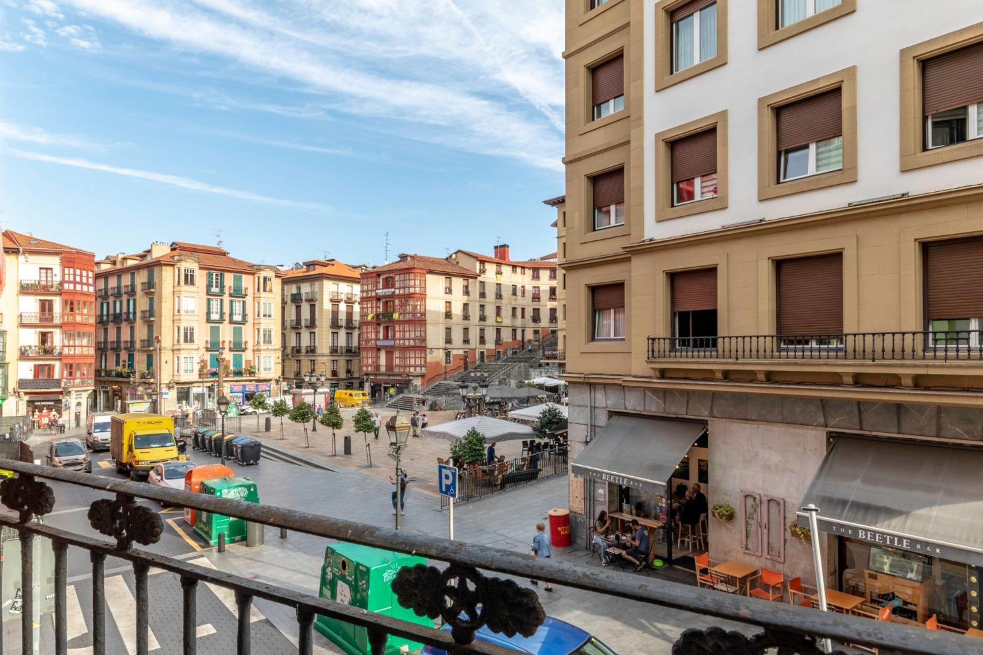 בילבאו Plaza Unamuno - Casco Viejo - Parking Opcional מראה חיצוני תמונה