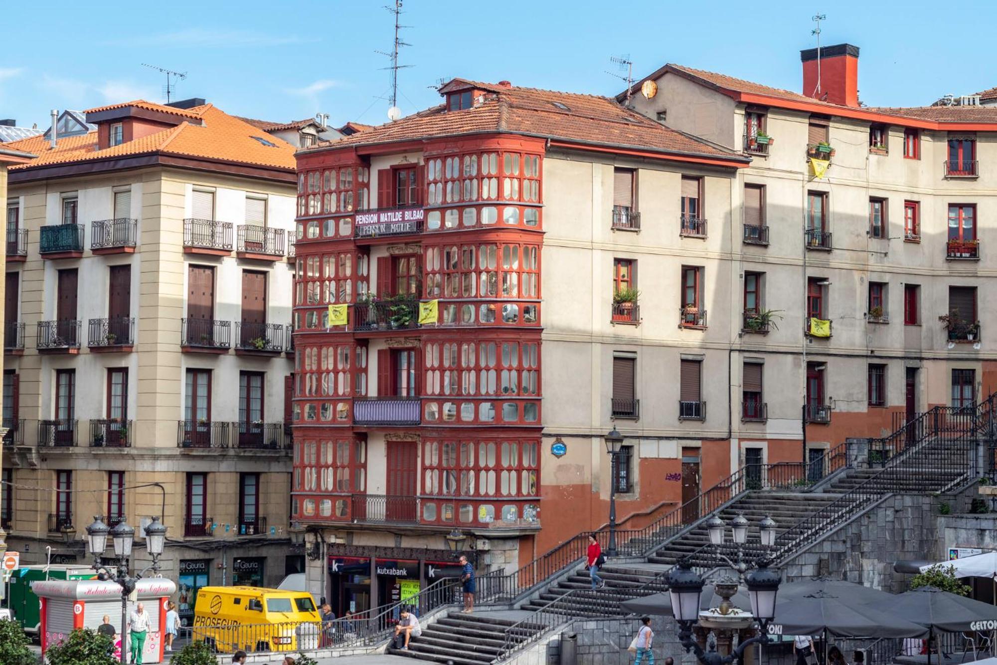 בילבאו Plaza Unamuno - Casco Viejo - Parking Opcional מראה חיצוני תמונה